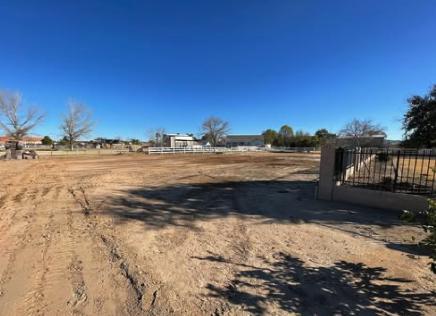Graded building pad — Queen Creek, AZ